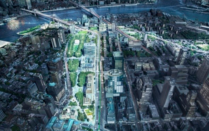 Plan “Brooklyn  Strand” ampliación espacio publico